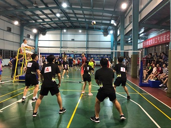 2018年7月26日设计院气排球比赛